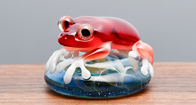 カエル ブレスレット「たたずむ」